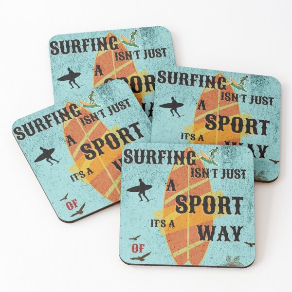 Item preview, Surfing Isn't Just a Sport – Vintage Retro Surf & Beach Design designed and sold by MOCH- ART.