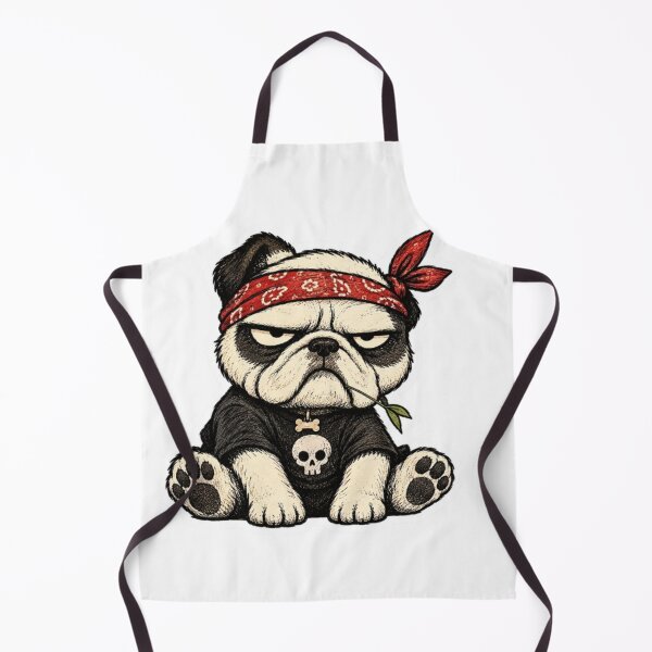 Item preview, Tough Little Dog in Rocker Bandana designed and sold by Snurly.