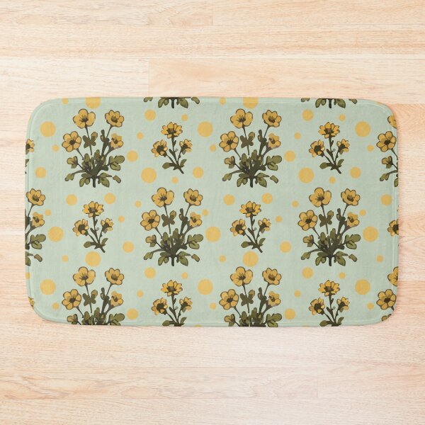 Item preview, Yellow Floral Pattern – Vintage Botanical Flower Print 2 designed and sold by SimplePoDesign.