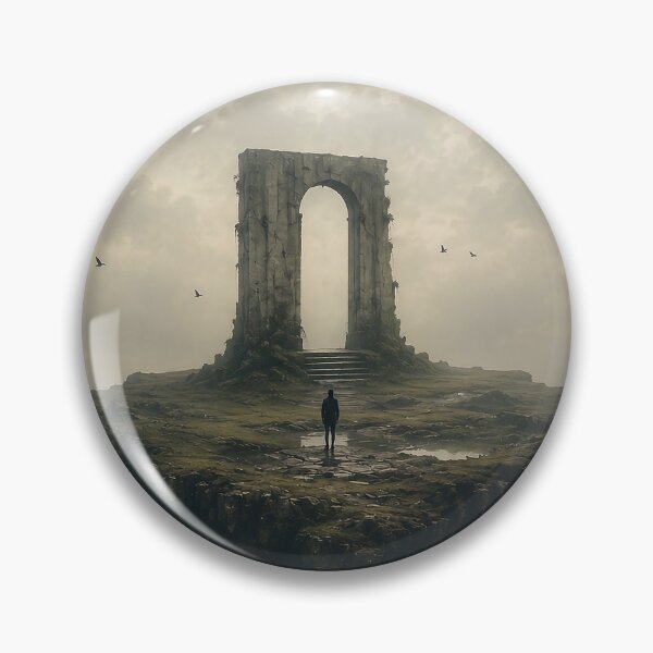Item preview, The Island that Waits – Surreal Floating Island Art designed and sold by SacredLensV.