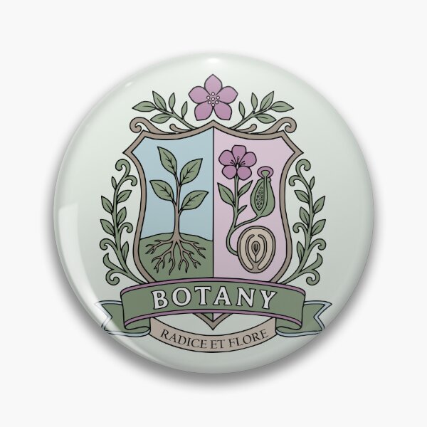 Item preview, Botany Crest - Science Coat of Arms designed and sold by MicroMarket.