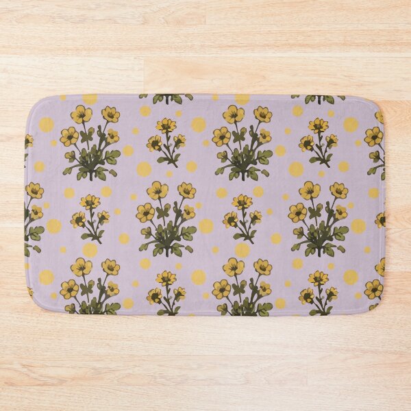 Item preview, Yellow Floral Pattern – Vintage Botanical Flower Print 3 designed and sold by SimplePoDesign.