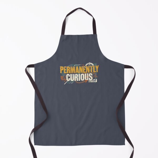 Item preview, Permanently Curious Retro Science STEM Chemistry Physics Quote designed and sold by KiwiRider.