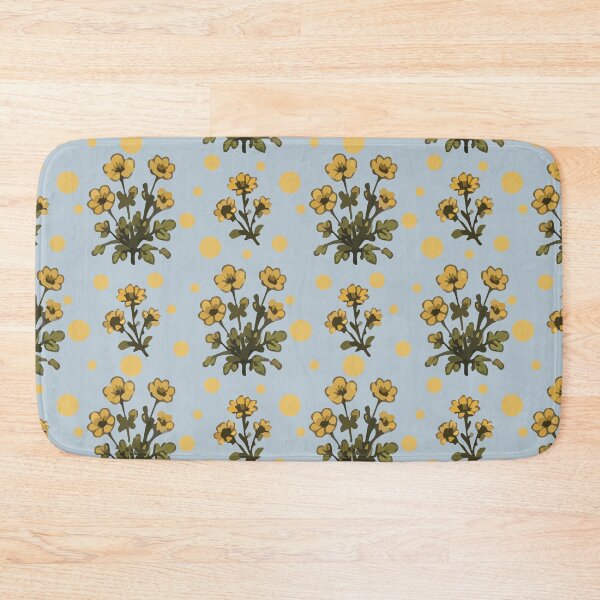 Item preview, Yellow Floral Pattern – Vintage Botanical Flower Print 4 designed and sold by SimplePoDesign.
