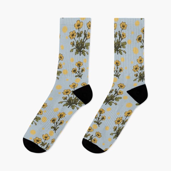Item preview, Yellow Floral Pattern – Vintage Botanical Flower Print 4 designed and sold by SimplePoDesign.