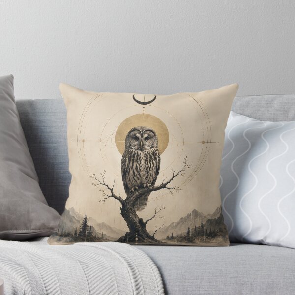 Item preview, The Watcher Within  – Mystical Owl Spiritual Art designed and sold by SacredLensV.