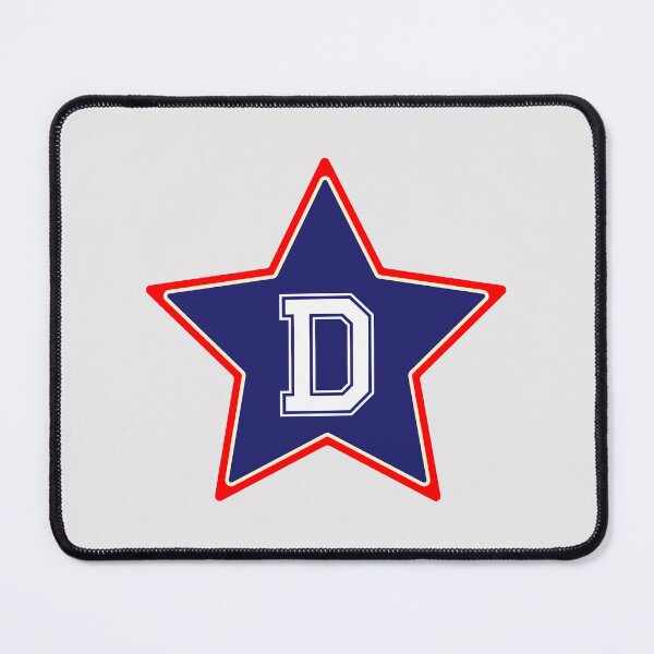 Item preview, Letter D Blue White Star designed and sold by Jeallan Designs.