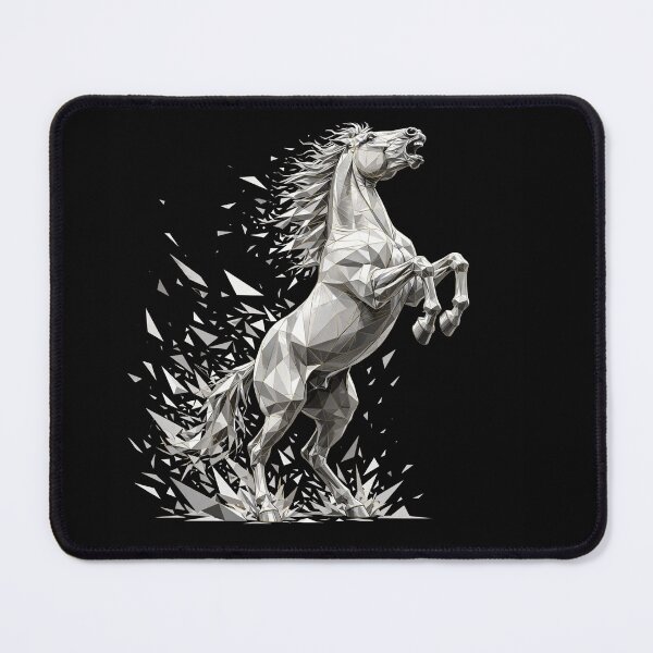 Item preview, Shattered Stallion - Geometric Rearing Horse designed and sold by Fulaly.