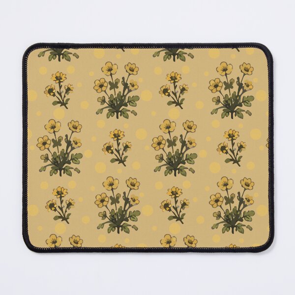 Item preview, Yellow Floral Pattern – Vintage Botanical Flower Print 5 designed and sold by SimplePoDesign.