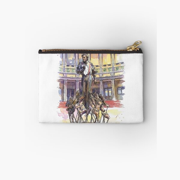 Item preview, Charles Aznavour Square and Moscow Cinema Yerevan Watercolor Art designed and sold by NareArt.