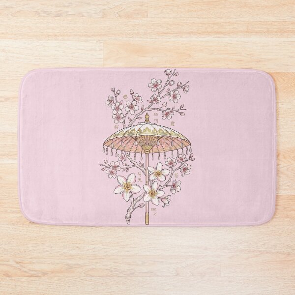 Item preview, Sakura Balinese Umbrella Pastel Floral Art designed and sold by cannsuh.