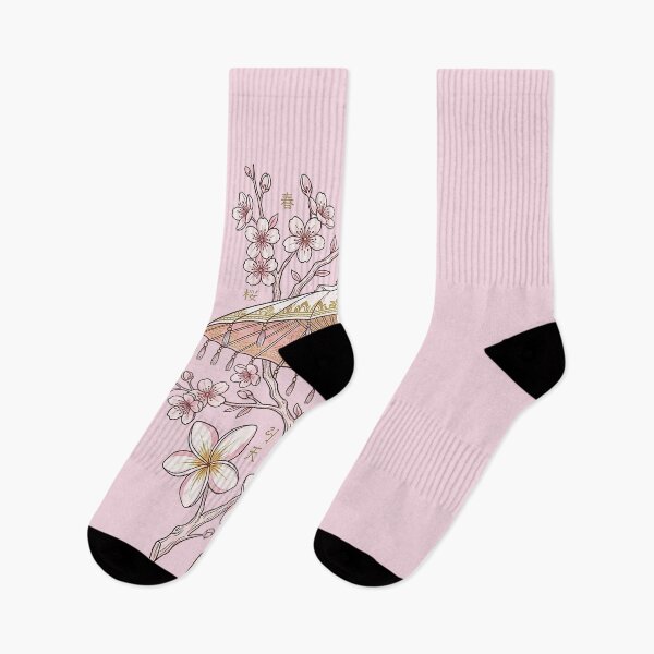 Item preview, Sakura Balinese Umbrella Pastel Floral Art designed and sold by cannsuh.