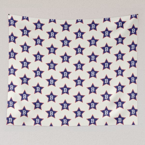 Item preview, Letter B Blue White Star designed and sold by Jeallan Designs.