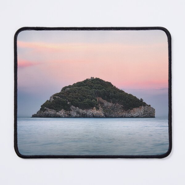 Item preview, Bergeggi Island at sunset in Liguria, Italy designed and sold by RastislavS.