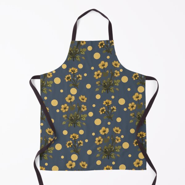 Item preview, Yellow Floral Pattern – Vintage Botanical Flower Print 7 designed and sold by SimplePoDesign.