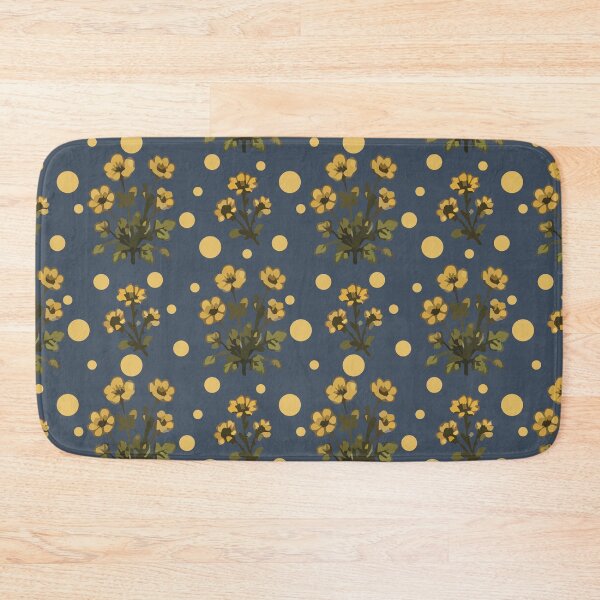 Item preview, Yellow Floral Pattern – Vintage Botanical Flower Print 7 designed and sold by SimplePoDesign.