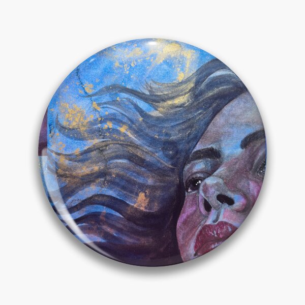 Item preview, Where the Wind Carries Me | Blue Figurative Watercolour designed and sold by ArithraStudio.
