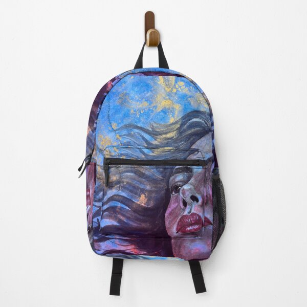 Item preview, Where the Wind Carries Me | Blue Figurative Watercolour designed and sold by ArithraStudio.
