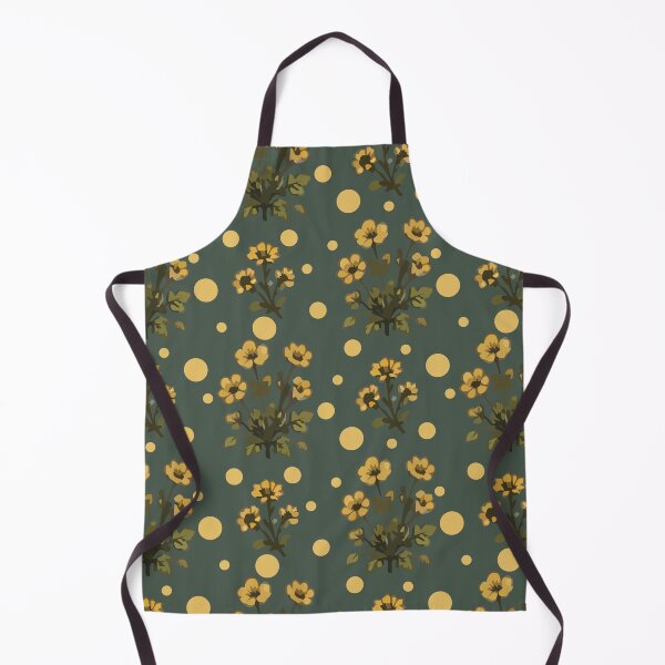 Item preview, Yellow Floral Pattern – Vintage Botanical Flower Print 8 designed and sold by SimplePoDesign.