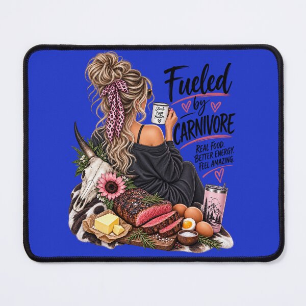 Item preview, FUELED BY CARNIVORE - REAL FOOD BETTER ENERGY FEEL AMAZING designed and sold by CarnivoreGifts.