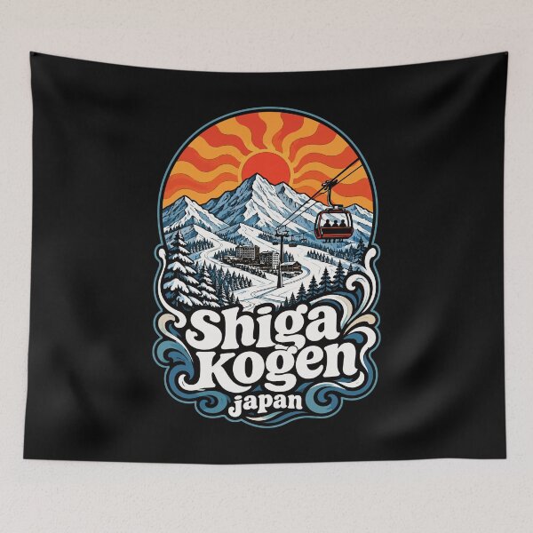 Item preview, Shiga Kogen Japan Trippy Art designed and sold by TomFrontierArt.
