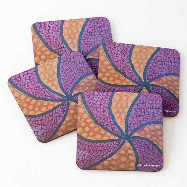 Item preview, Orange Pinwheel Scales  designed and sold by DancingCreek.