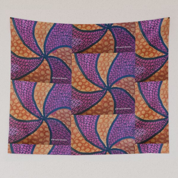 Item preview, Orange Pinwheel Scales  designed and sold by DancingCreek.