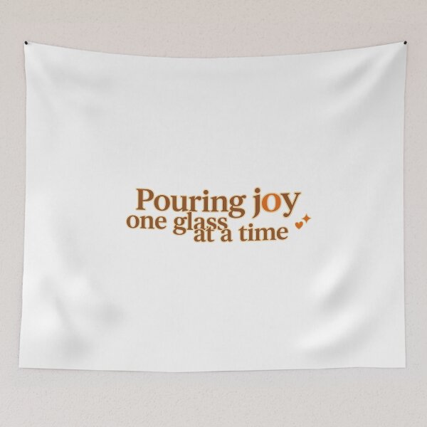 Item preview, Pouring Joy Typography designed and sold by NiftyWrx.