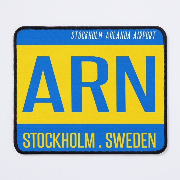 Item preview, Stockholm Airport Luggage Poster designed and sold by Fine-Art-Hub.