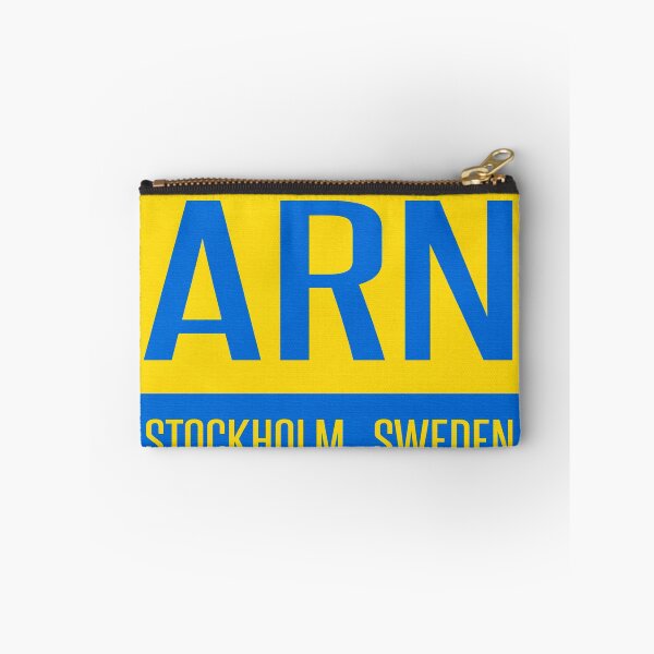 Item preview, Stockholm Airport Luggage Poster  designed and sold by Fine-Art-Hub.