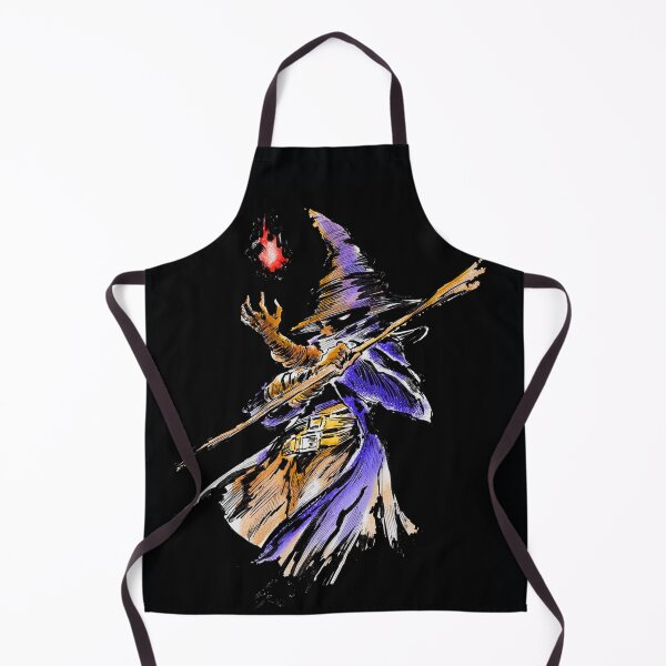 Item preview, Final Fantasy Black Mage - Fantasy Gamer Art - Video Game Sorcerer - Mysidia Magic - Nostalgia RPG and JRPG designed and sold by Alba Forjanívea.