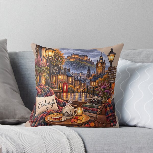 Item preview, Cozy Rainy Day in Edinburgh – Scotland  designed and sold by PixelChaptersByKira.