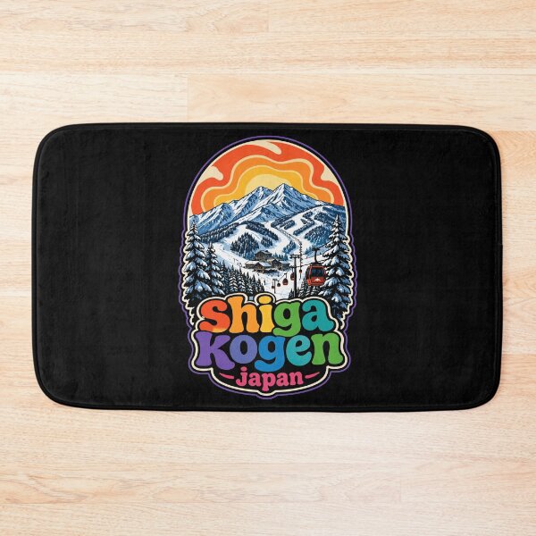 Item preview, Shiga Kogen Japan Trippy Art Ski Resort designed and sold by TomFrontierArt.