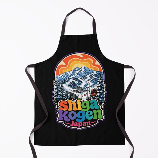 Item preview, Shiga Kogen Japan Trippy Art Ski Resort designed and sold by TomFrontierArt.