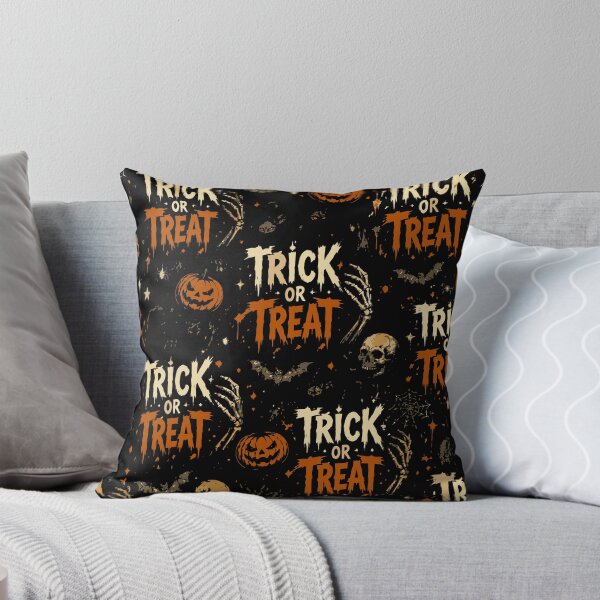 Item preview, Trick or Treat Scary Halloween Pattern  designed and sold by Sunday.Supply.