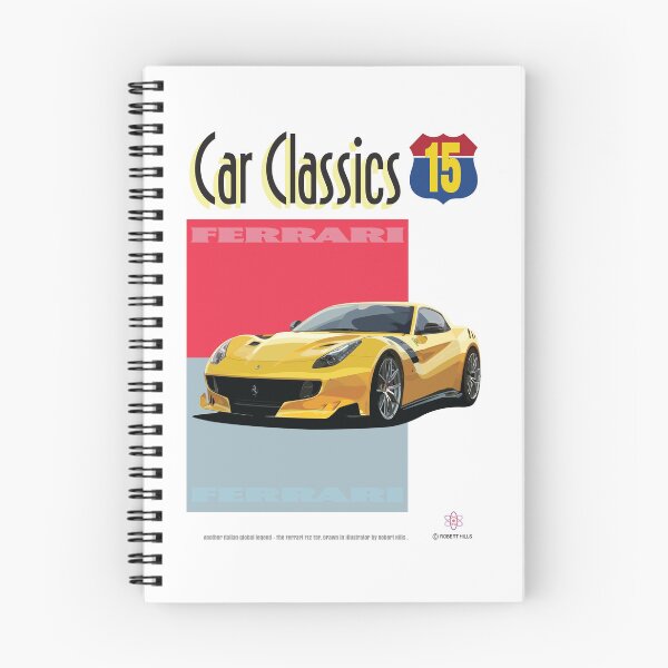 Item preview, Classic Car Ferrari F12-TDF T-shirt by Robert Hills designed and sold by Robert Hills.