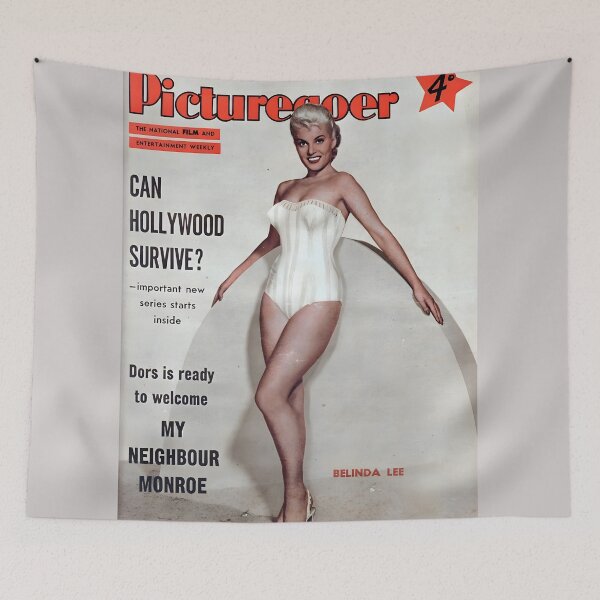 Item preview, Vintage Picturegoer Magazine Pinup Poster with Belinda Lee designed and sold by Cool Robot Bro..
