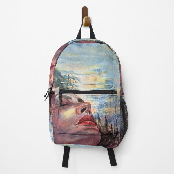 Item preview, Under an Open Sky | Atmospheric Portrait Watercolour designed and sold by ArithraStudio.