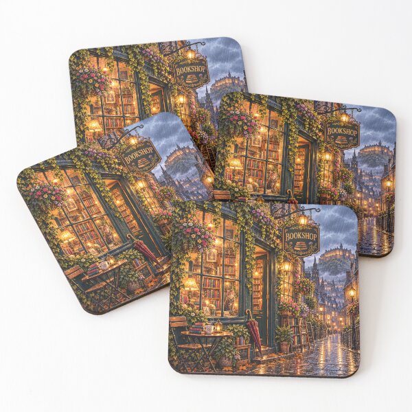 Item preview, Librería Rainy: una estética acogedora para la lectura. designed and sold by PixelChaptersByKira.