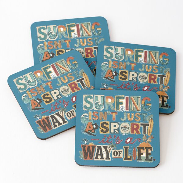 Item preview, Surfing Isn't Just a Sport – Vintage Retro Surf Life designed and sold by MOCH- ART.