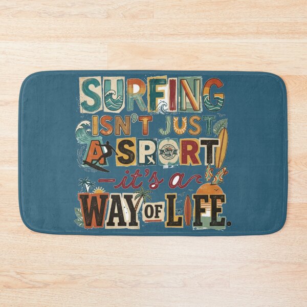 Item preview, Surfing Isn't Just a Sport – Vintage Retro Surf Life designed and sold by MOCH- ART.
