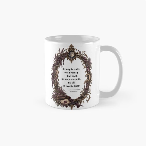 Item preview, Beauty Is Truth - John Keats Quote | Dark Academia Baroque Frame designed and sold by Neurospicy Trolls.