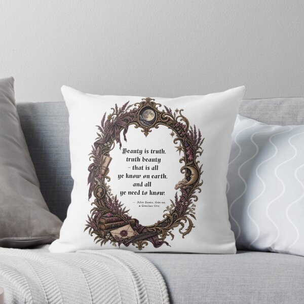 Item preview, Beauty Is Truth - John Keats Quote | Dark Academia Baroque Frame designed and sold by Neurospicy Trolls.