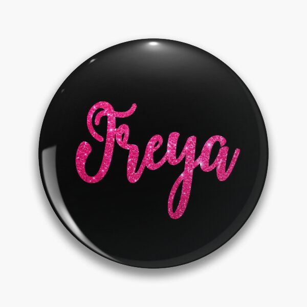 Item preview, Freya Hot Pink Sparkly Personalised Name Design designed and sold by CamilasPrints.