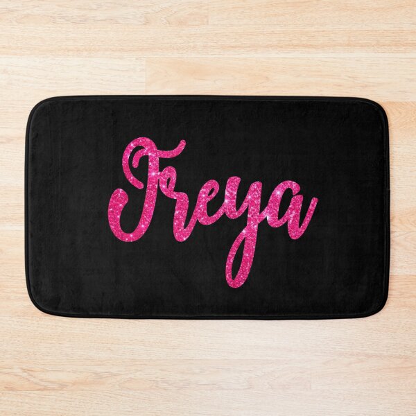 Item preview, Freya Hot Pink Sparkly Personalised Name Design designed and sold by CamilasPrints.