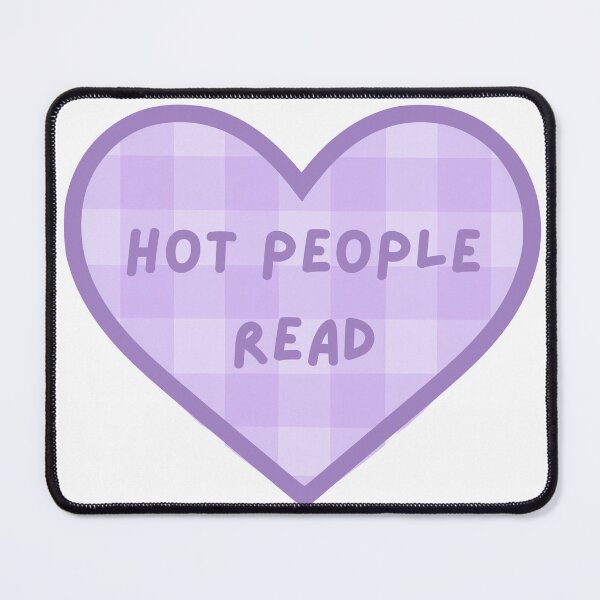 Item preview, Hot People Read Books Purple Heart Kindle Sticker designed and sold by MagicChelsea.