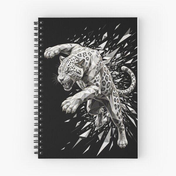 Item preview, Shattered Panther - Geometric Leaping Panther designed and sold by Fulaly.