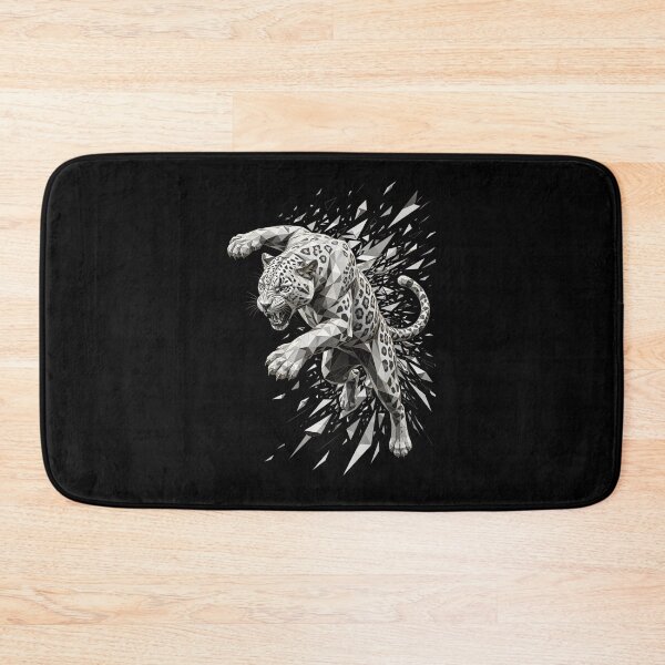 Item preview, Shattered Panther - Geometric Leaping Panther designed and sold by Fulaly.