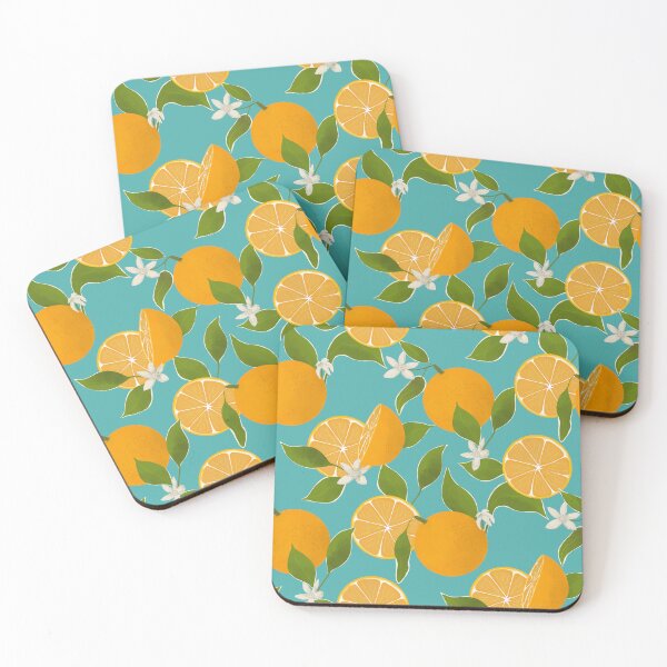 Item preview, Oranges and Blossoms Pattern designed and sold by Willow & Grace Designs.