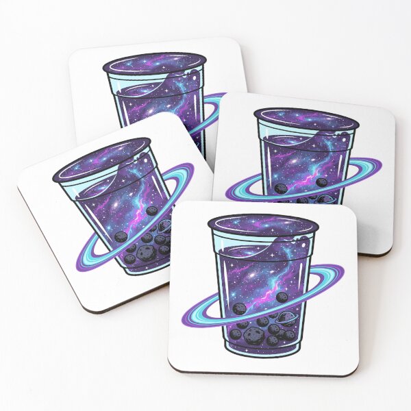 Item preview, Cosmic Galaxy Boba Milk Tea Space Nebula Planets Aesthetic designed and sold by mood-draftsman.